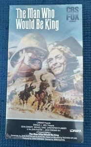 The Man Who Would Be King (VHS) Sean Connery & Michael Caine - Watermark Sealed - Picture 1 of 2