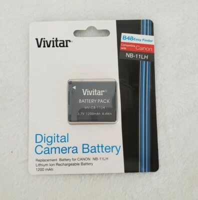 Vivitar Li-On Battery for Canon NB-11LH Black Rechargeable Battery 1200 mAh - Image 1 of 4