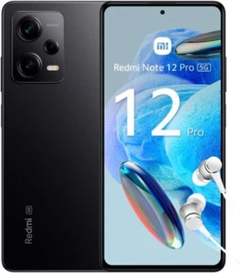 Redmi Note 12 Pro 5G - 128GB - Midnight Black (Unlocked) (Dual SIM) - Afbeelding 1 van 5