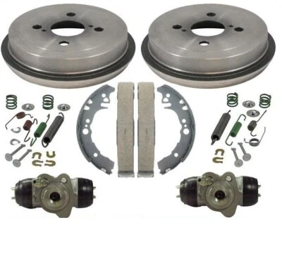 Tambores de freno traseros zapatas kit de resorte cilindro de rueda para Toyota Echo 2000-2005 Foto 1 de 4