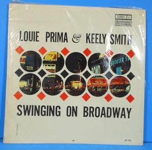 LOUIS PRIMA & KEELY SMITH SWINGING ON BROADWAY LP 1959 MONO SHRINK VG/VG++!!A - Picture 1 of 5