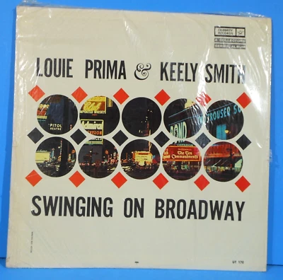 LOUIS PRIMA & KEELY SMITH SWINGING ON BROADWAY LP 1959 MONO SHRINK VG/VG++!!A - Image 1 of 4