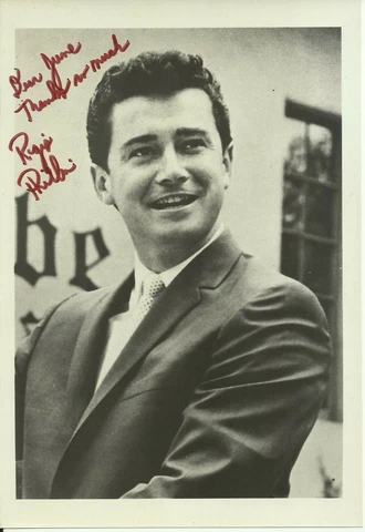 Regis Philbin - Original Autograph 5x7 Vintage Signed Photo Cover