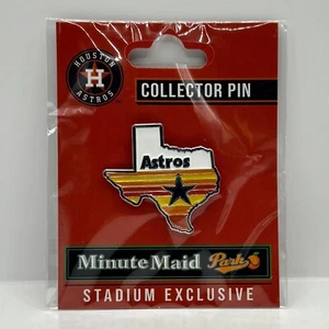 HOUSTON ASTROS Texas Collector Lapel Pin Minute Maid Park Stadium Exclusive - Picture 1 of 1