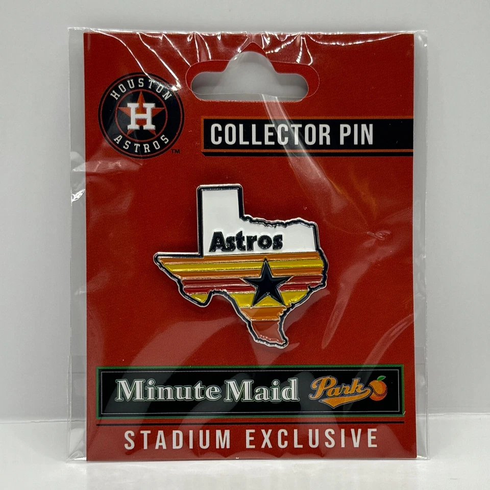 HOUSTON ASTROS Texas Collector Lapel Pin Minute Maid Park Stadium Exclusive - Image 1 of 1
