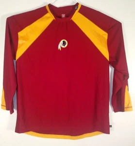 NFL Washington Redskins mens XL long sleeve maroon and gold athletic shirt - Picture 1 of 4