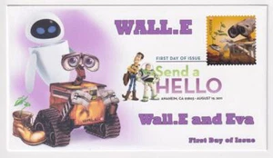Disney PIXAR WALL.E WALL.E & EVA Stamp Colton FDC C9453 - Picture 1 of 1