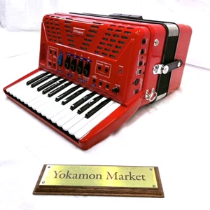 Roland FR-1X RD V-Accordion Button Keyboard Type Red Japan New F/S - Picture 1 of 23