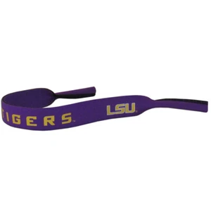 LSU Tigers 16" Neoprene Sunglasses / Eyewear Strap NCAA Licensed - Picture 1 of 3