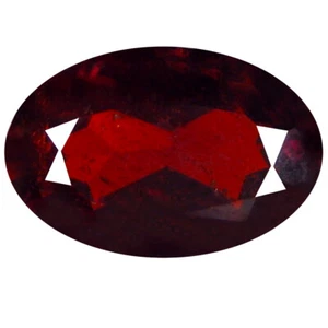 1.45 ct Mind-Boggling Oval Shape (8 x 6 mm) Orangy Red Spessartine Gemstone - Picture 1 of 1