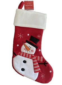 Holiday Lane Multi-Color Snowman Christmas Stocking - Picture 1 of 2