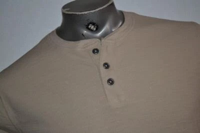 Camisa térmica masculina 40329 Lucky Brand Venice Burnout bronzeada tamanho grande - Imagem 1 de 4