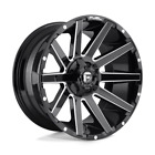 22X10 Fuel 1PC D615 CONTRA 8X180 -18MM GLOSS BLACK MILLED