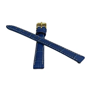 Uhrenarmband 12mm echt bufallo leder Krokodil Prägung - Bild 1 von 7