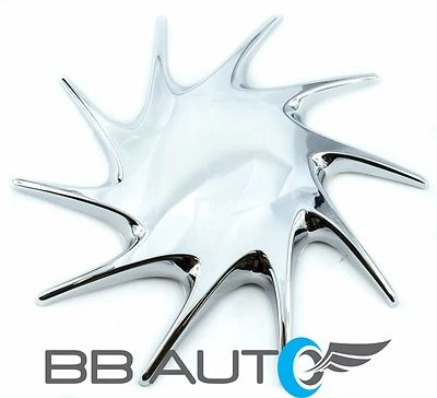 Ford Windstar Van 1998-1999 10 radios aluminio buje tapa central cromo nuevo Foto 1 de 4