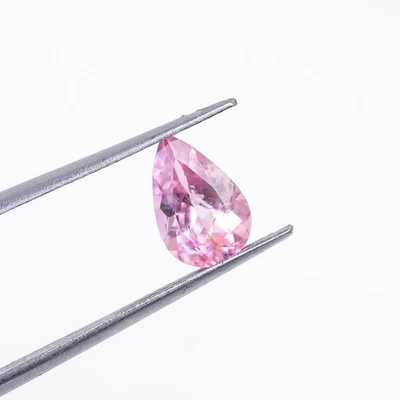 1.50 Carats Natural Pink Tourmaline, Pear Cut, Loose Faceted Gemstone - Image 1 of 3