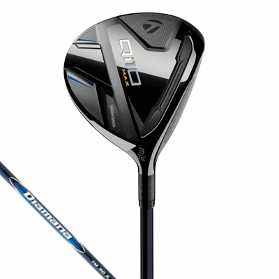 TaylorMade Qi10 Max Fairway Wood 7W 22deg RH Diamana BLUE TM50 Flex Regular HC - Image 1 of 4