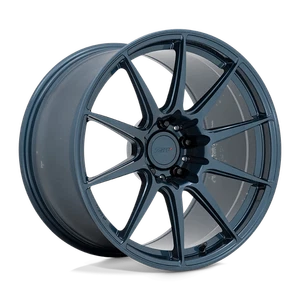 18x8 TSW Kemora Gloss Dark Blue Wheel 5x4.5 (35mm) - Picture 1 of 7