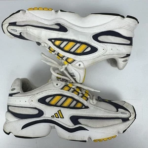 Y2K Adidas Ozweego Classic Men’s 8 White Navy Yellow Retro Sneakers 2002 - Picture 1 of 21