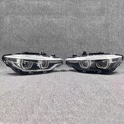 2016 2017 年宝马 F30 3 系列 320i 328i 340i LH + 右握 LED 非 AFS 车头灯 — 第 1/4 张图片