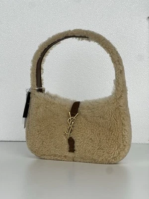 Bolso hobo de mujer Saint Laurent Le 5 A 7 mini piel de oveja y cuero C-5 Foto 1 de 4