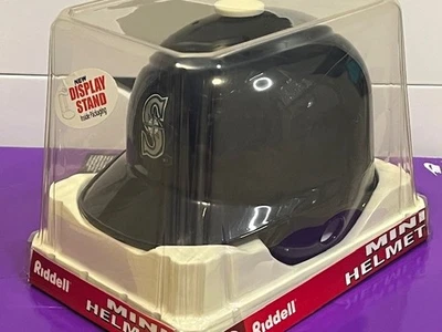 Mini casco de bateo vintage de los Seattle Mariners Riddell MLB nuevo en caja nuevo en caja Foto 1 de 4