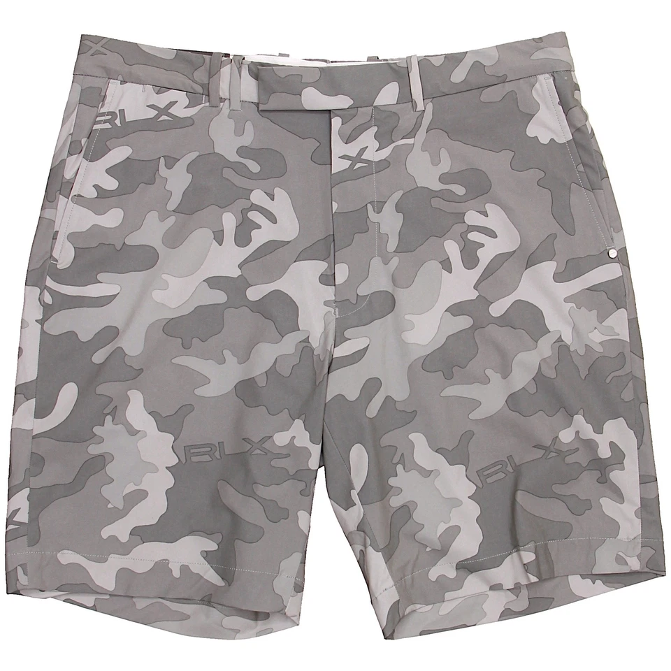 RLX Ralph Larent Golf Shorts Gray Sz 34 - Camo Print - Zipper Fly - Image 1 of 4