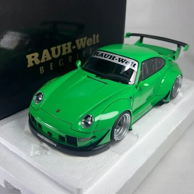 1/18 Autoart Porsche 993 RWB Green / Gun Grey Wheels 78151 - Image 1 of 3