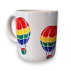 Vintage Rainbow Hot Air Balloon Coffee Mug by FTD Vintage Pride Gift Display