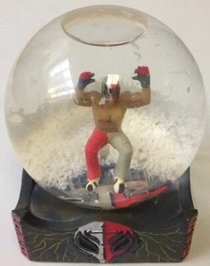 2007 WWE Rey Mysterio Snow Globe Super Rare VHTF OOP WWF WCW ECW AWA - Picture 1 of 6