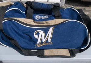 MILWAUKEE BREWERS BASEBALL Duffel Bag Gym Bag - Picture 1 of 2