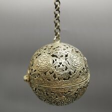 collection Tibet Silver flower pattern incense ball