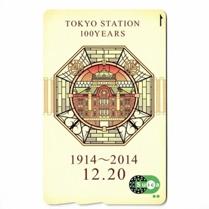 ¥1500 pre-charged Brand-new Tokyo Station 100th Anniversary Suica IC Card - Picture 1 of 5