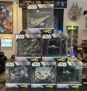 Star Wars Hot Wheels Starship Select Lot of 6 Chase Variants | Read Description - Picture 1 of 24