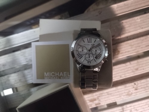 Orologio MICHAEL KORS Bradshaw MK 6127 Cronografo Acciaio Inox Donna 5 1 2"