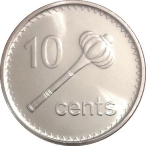 Fiji | 10 Cents Coin | Elizabeth II | Ula Tava Tava | KM120 | 2009 - 2010 - Picture 1 of 2
