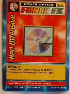 Red Offensive Force FX - Digimon Card 1999 - NM to LP VTG - Picture 1 of 1