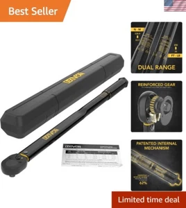 1/2-Inch Drive Click Torque Wrench 25-250 Ft-Lb/33.9-338.9 Nm - Picture 1 of 10