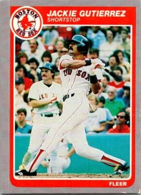 1985 Fleer Baseball Jackie Gutierrez - Image 1 of 2