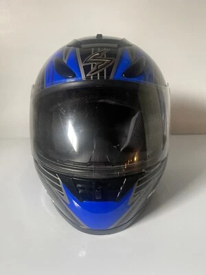 Casco integral de motocicleta SCORPION EXO-700 Blue Raider, talla S Foto 1 de 4