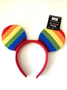 Disney Mickey Mouse Regenbogen, Stolz, Ohren, Stirnband, neu - Bild 1 von 4
