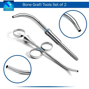 Dental Bone Graft Syringe Curved Implant Bone Collector 9mm Filter Cleaning Kit - Picture 1 of 3