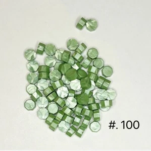200PC SEALING WAX BEADS FOR SEAL STAMP ENVELOPE MONOCHROME COLOR DISPLAY #100 - Picture 1 of 9