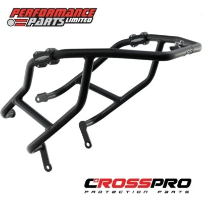 Honda NC750X 2025 25 CrossPro Textured Matt Black Aluminium Crash Bar Kit - Image 1 of 4