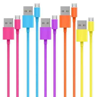 7 Pack Micro USB Fast Charging Cable For LG, Motorola, Samsung Android Phones - Image 1 of 4