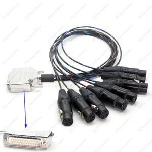 Câble audio féminin Canare MR202-8AT DB25 vers NEUTRIK 8 XLR 3 broches - Photo 1 sur 4