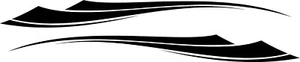 (2) RV Camper Trailer Truck Boat Accent Stripe Decals Graphics Cust.Colors- ST06 - Picture 1 of 2