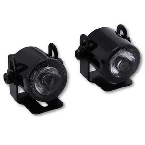 LED Standlicht Tagfahrlicht Positionslicht rund mini 25 mm Paar + Halter TFL DRL - Bild 1 von 1
