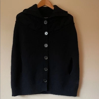 Club Monaco Women's Black Wool Cardigan Sweater Size M - Image 1 of 4