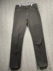 Vintage Lee Jeans Herren 32x34 Schwarz Straight Union Made in USA - Bild 1 von 20